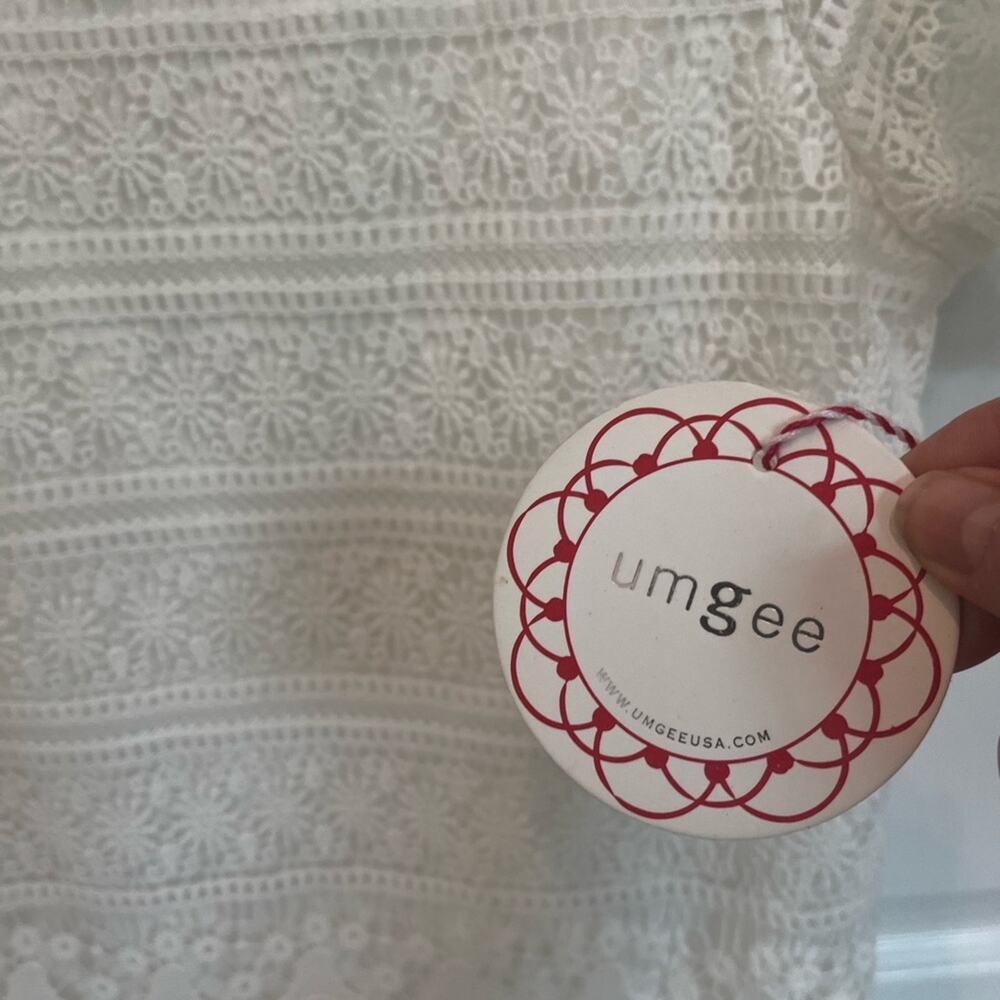 Umgee size small white lace dress - Picture 4 of 6